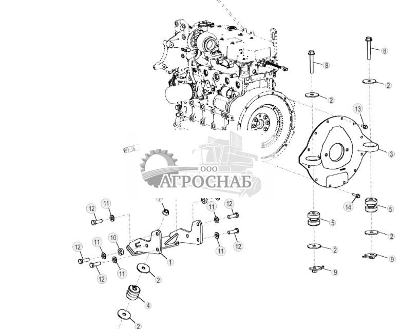 Подвески двигателя (эг органы управления) - ST308 80.jpg